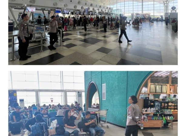 Pasca Pembatalan Penerbangan, Kapolresta Deli Serdang Terus Pantau Situasi Bandara Kualanamu