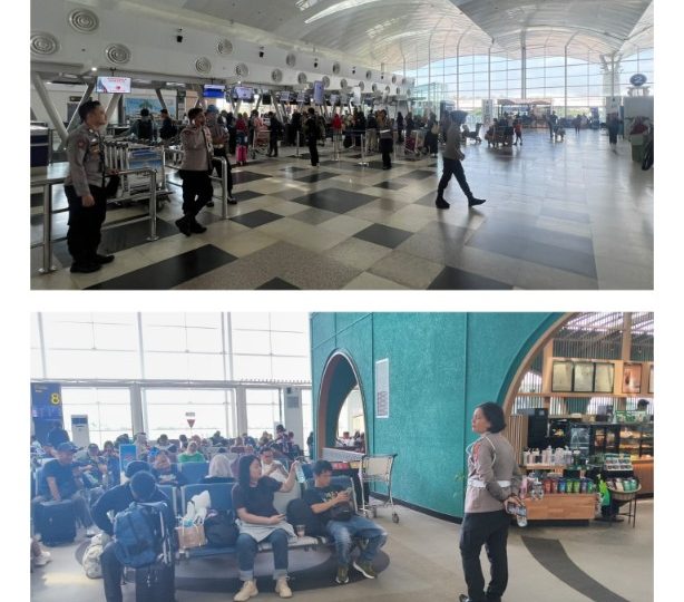 Pasca Pembatalan Penerbangan, Kapolresta Deli Serdang Terus Pantau Situasi Bandara Kualanamu