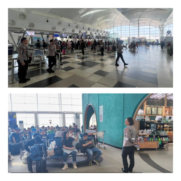 Pasca Pembatalan Penerbangan, Kapolresta Deli Serdang Terus Pantau Situasi Bandara Kualanamu