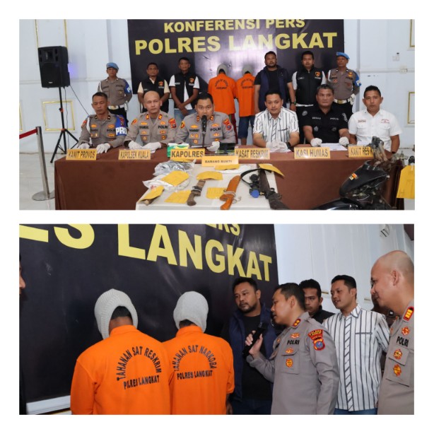 Polisi Ungkap Kasus Pembunuhan di Kuala, Dua Terduga Pelaku Diamankan